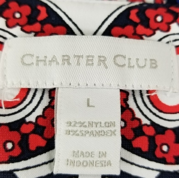 Charter Club women's stretch knit sz large dress - Picture 3 of 8